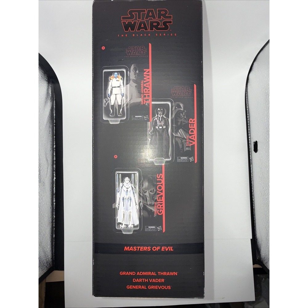STAR WARS Black Series Masters of Evil 6" Action Figures Thrawn Vader Grievous - Picture 2 of 10